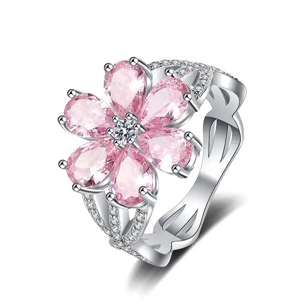 Pink Cherry Blossom Ring