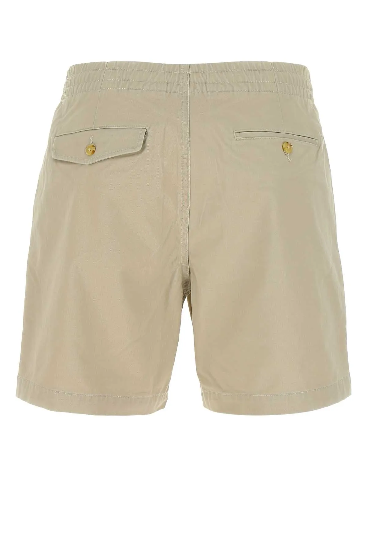 Polo Ralph Lauren Dove Grey Stretch Cotton Bermuda Shorts