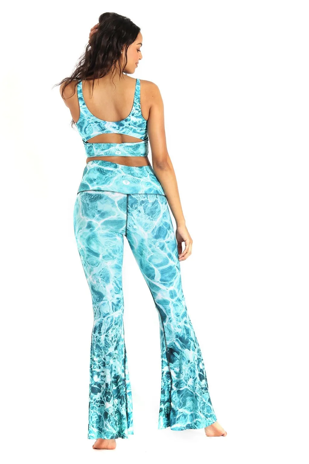 Pool Party Printed Bell Bottoms