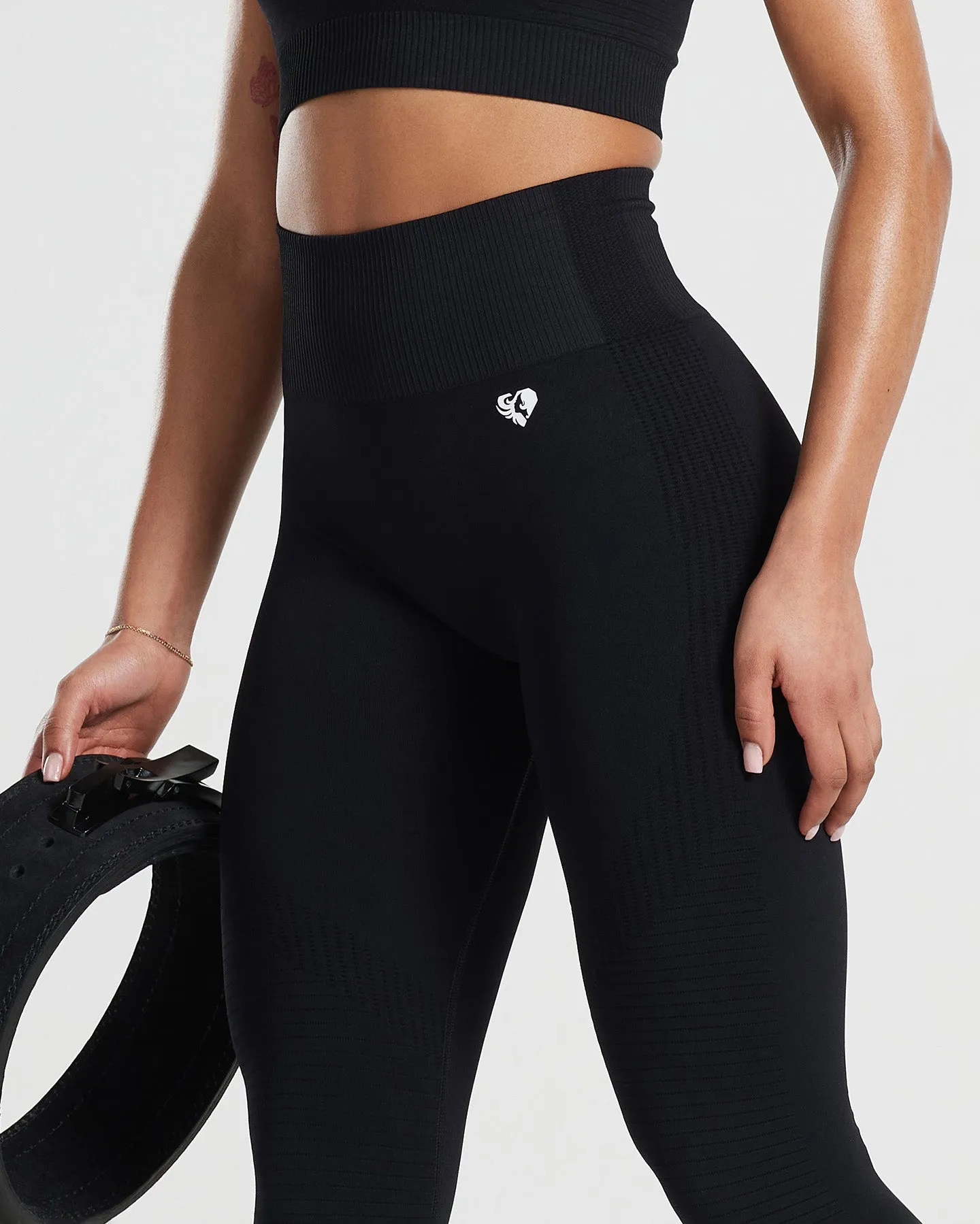 Power Seamless Leggings | Black