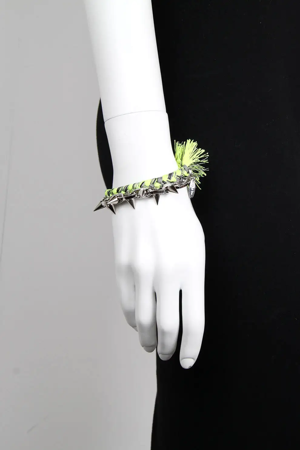 Punk Carnival Braided Bracelet Green