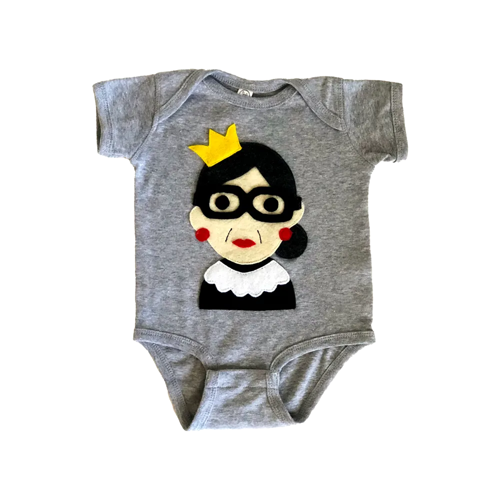 RBG Infant Bodysuit Gray | Newborn - 18M