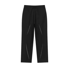 Ripped Seam Deconstructed Trousers