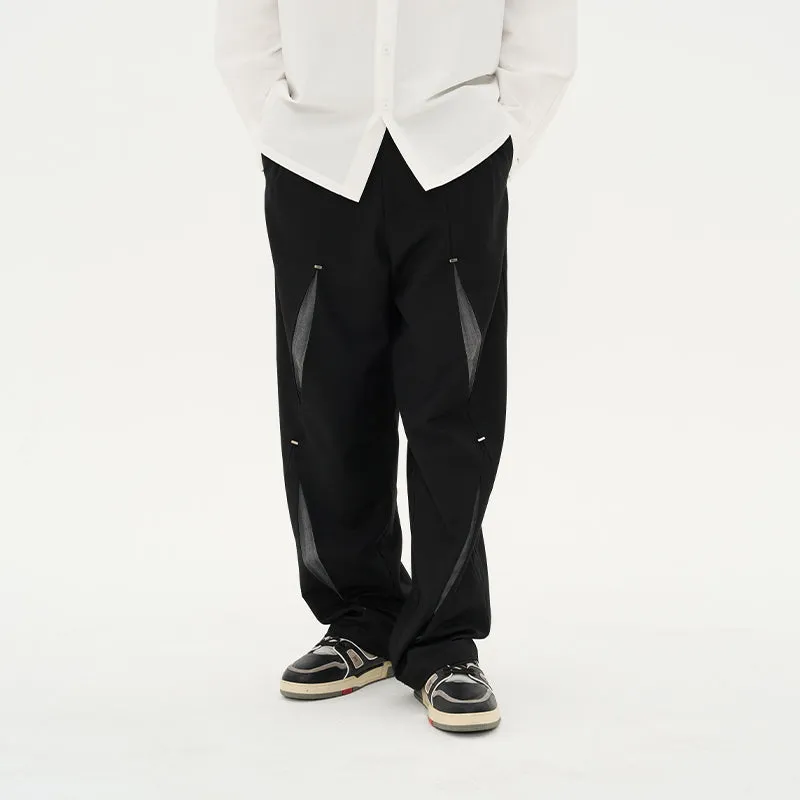 Ripped Seam Deconstructed Trousers