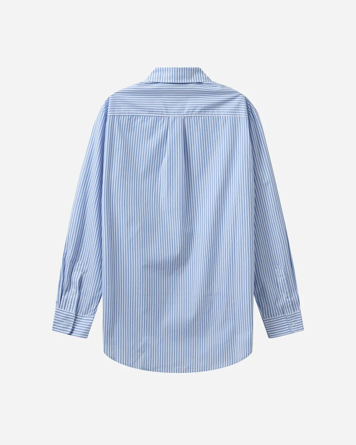 Rnne Essential Pajamas Shirt L/S - Blue/White Stripe