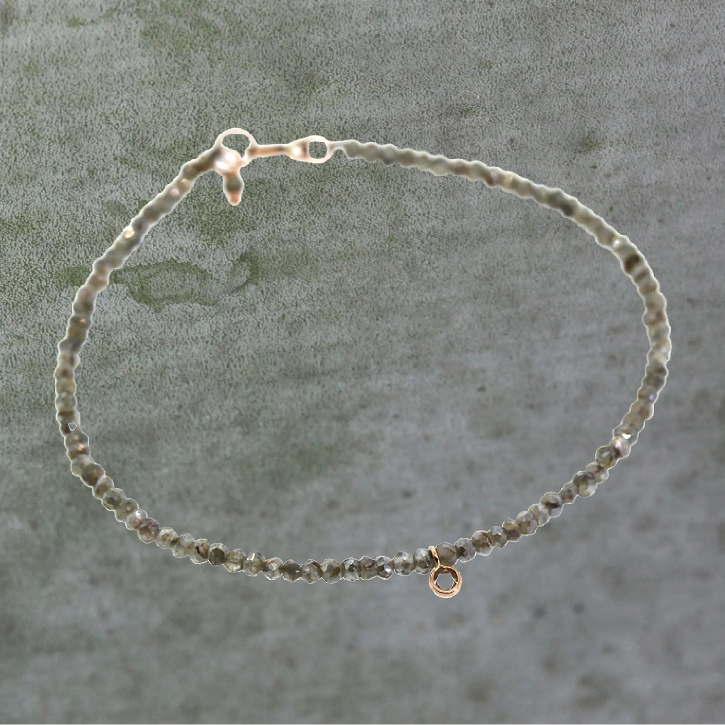 Rose Cut Diamond Sapphire Bracelet