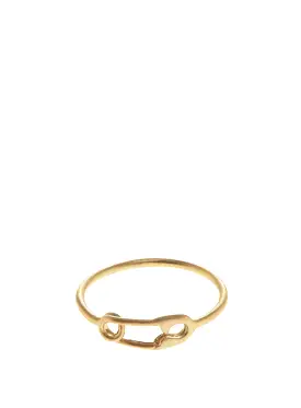 Safety Ring, Matte Gold