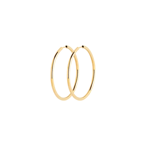 Senorita 35 Hoop (pair), Gold High Polished