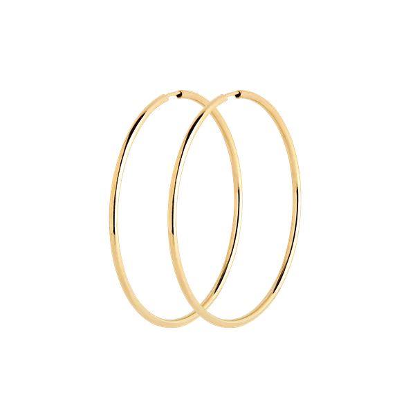 Senorita 50 Hoop (pair), Gold High Polished