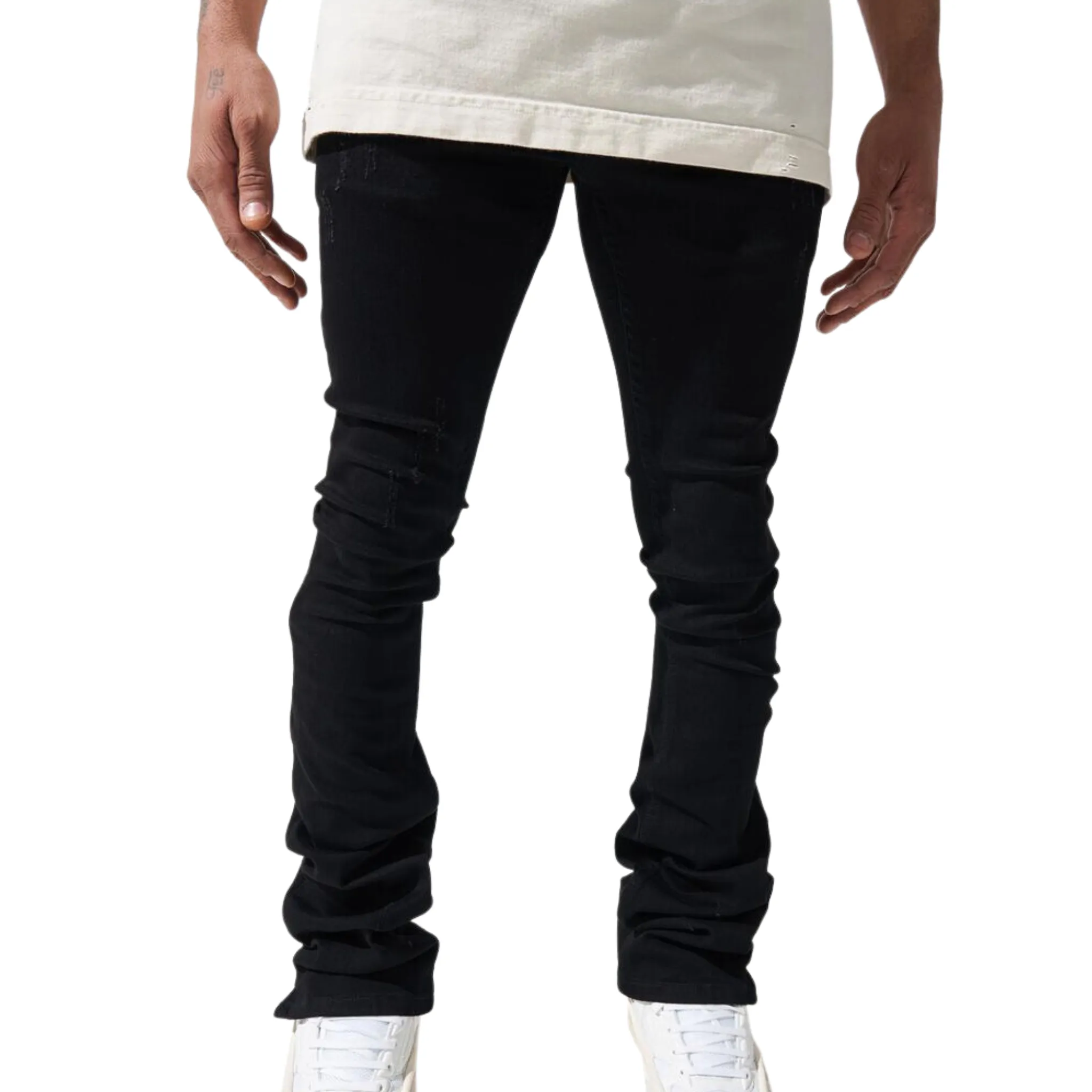 Serenede Noir 7 Stacked Jeans