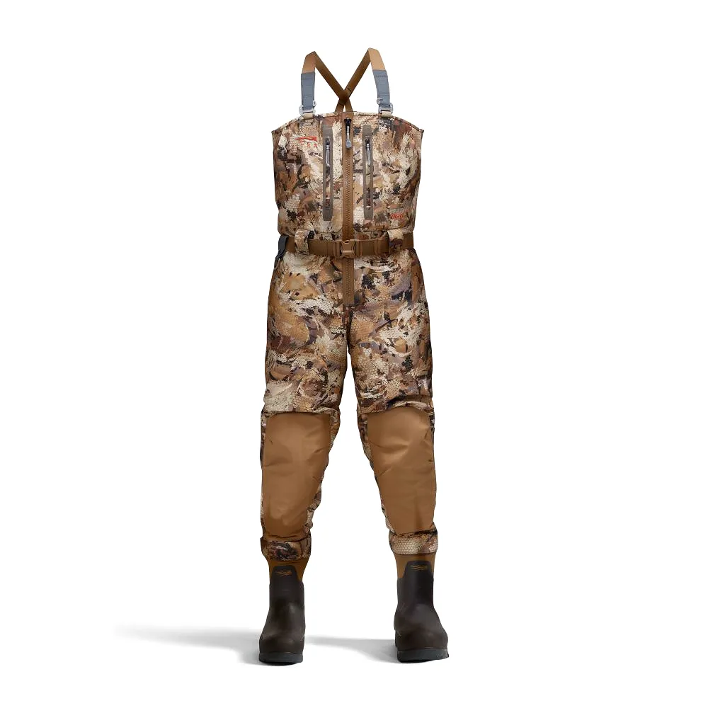 'Sitka' Men's Delta Zip Wader - Optifade Waterfowl Marsh (Large)