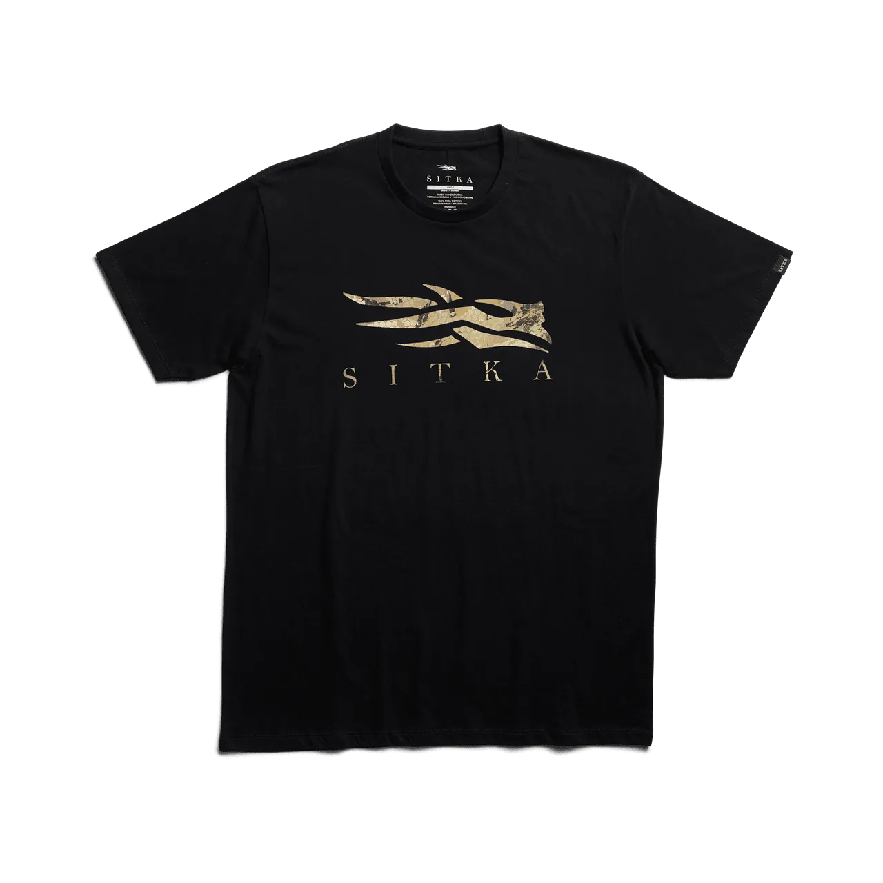 'Sitka' Men's Optifade Icon Tee - Black / Waterfowl Marsh