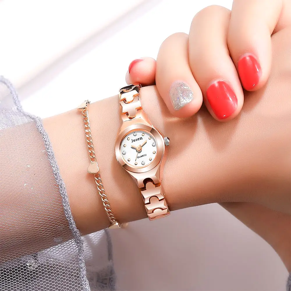 Small Fashion Women Watches Rose Gold Luxury