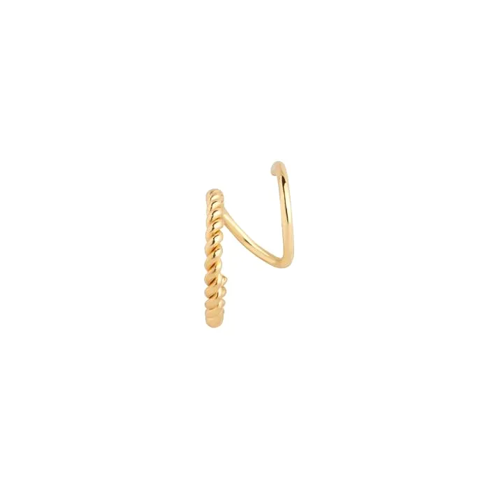 Sofia Twirl Earring, Gold