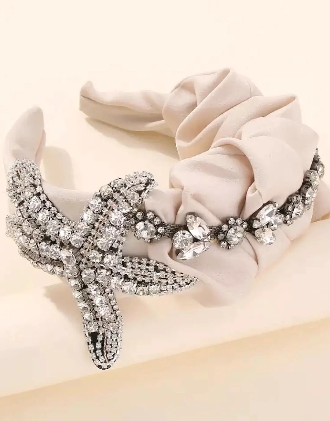 Starfish Draped Crystal Headband