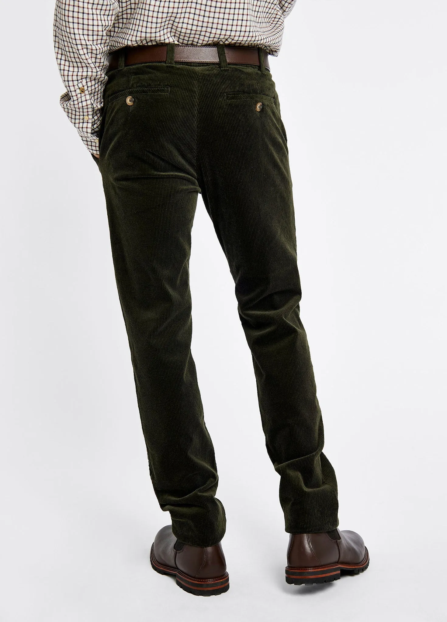 Stride Men's Corduroy Trousers - Olive