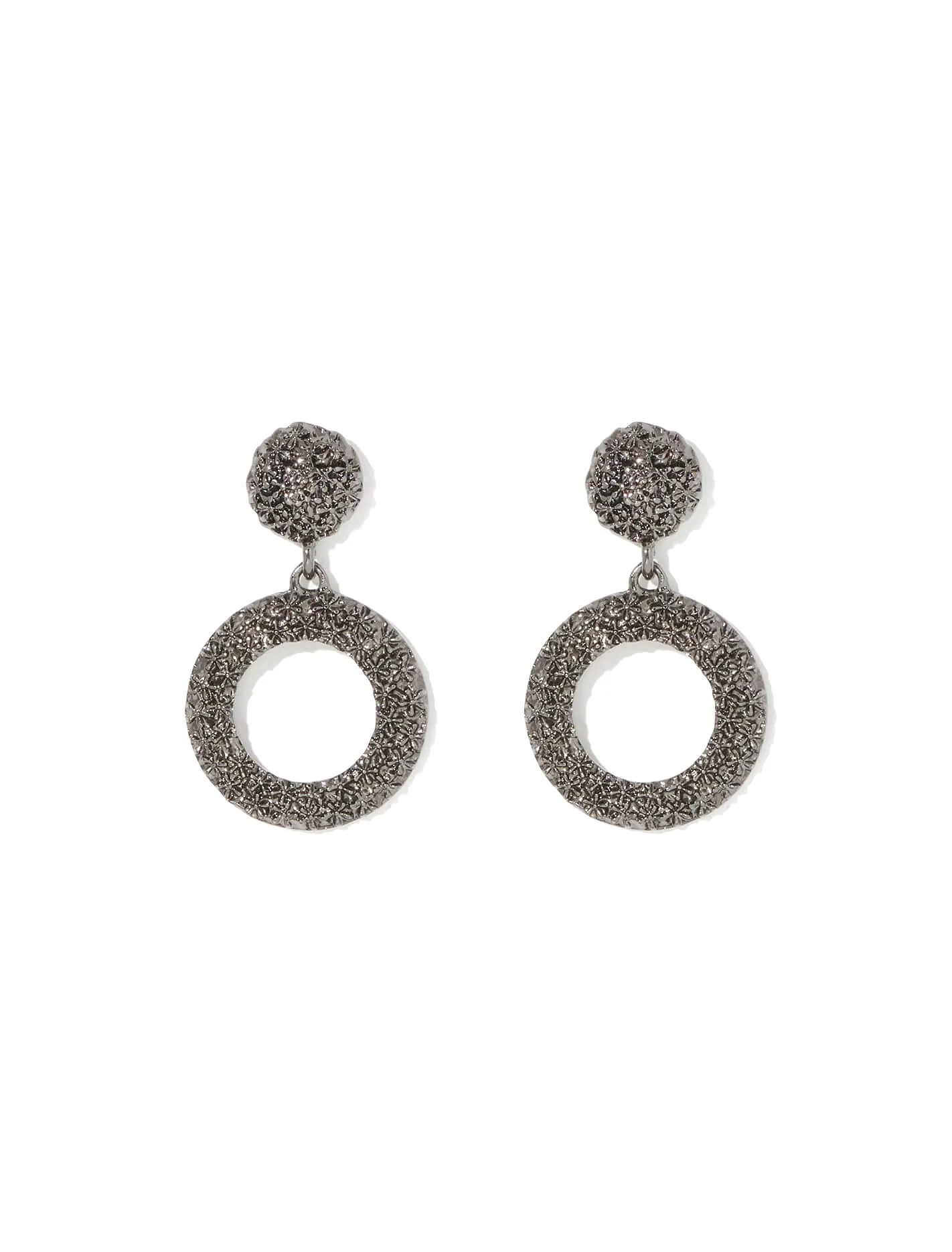 Tabby Texture Hoop Earrings