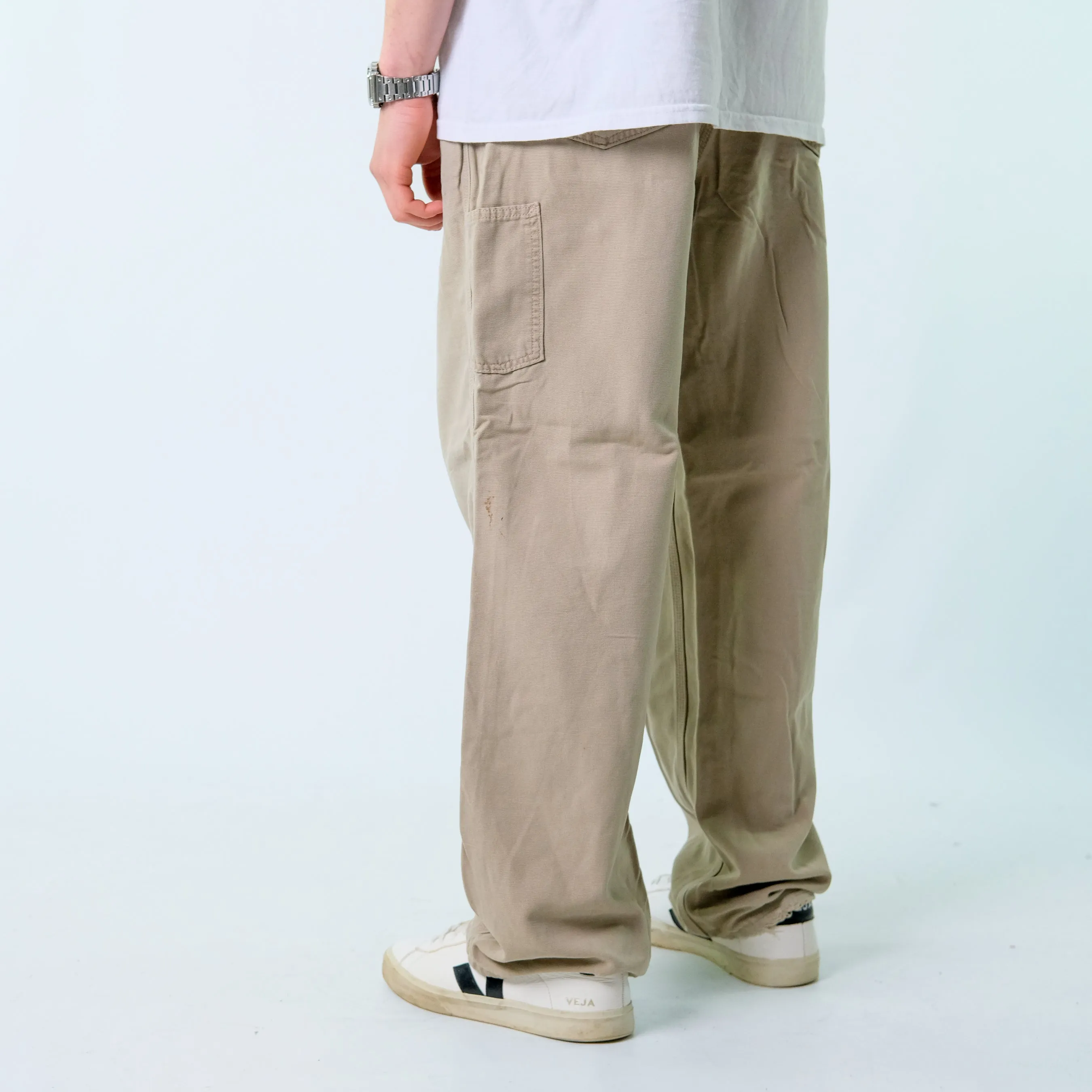 Tan y2ks Carhartt Denim Carpenter Baggy Jeans Pants (38x32)