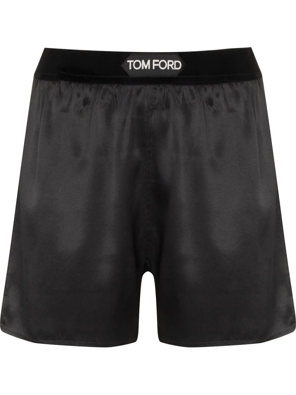 Tom Ford Logo Silk Shorts