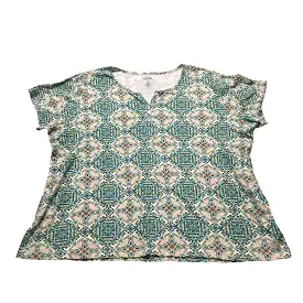 Top Short Sleeve By Croft And Barrow  Size: 4x