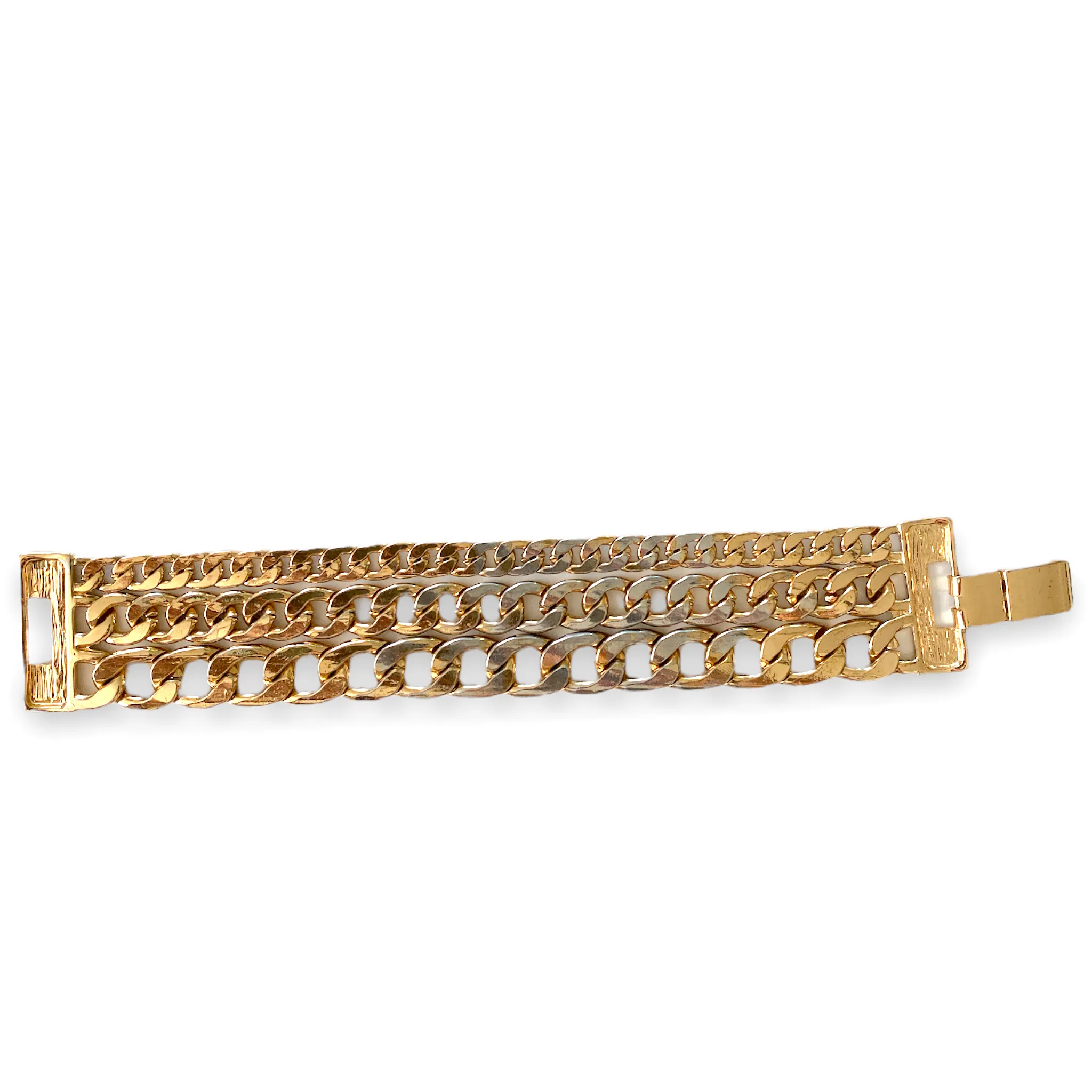 Triple Chain Chainlink Bracelet