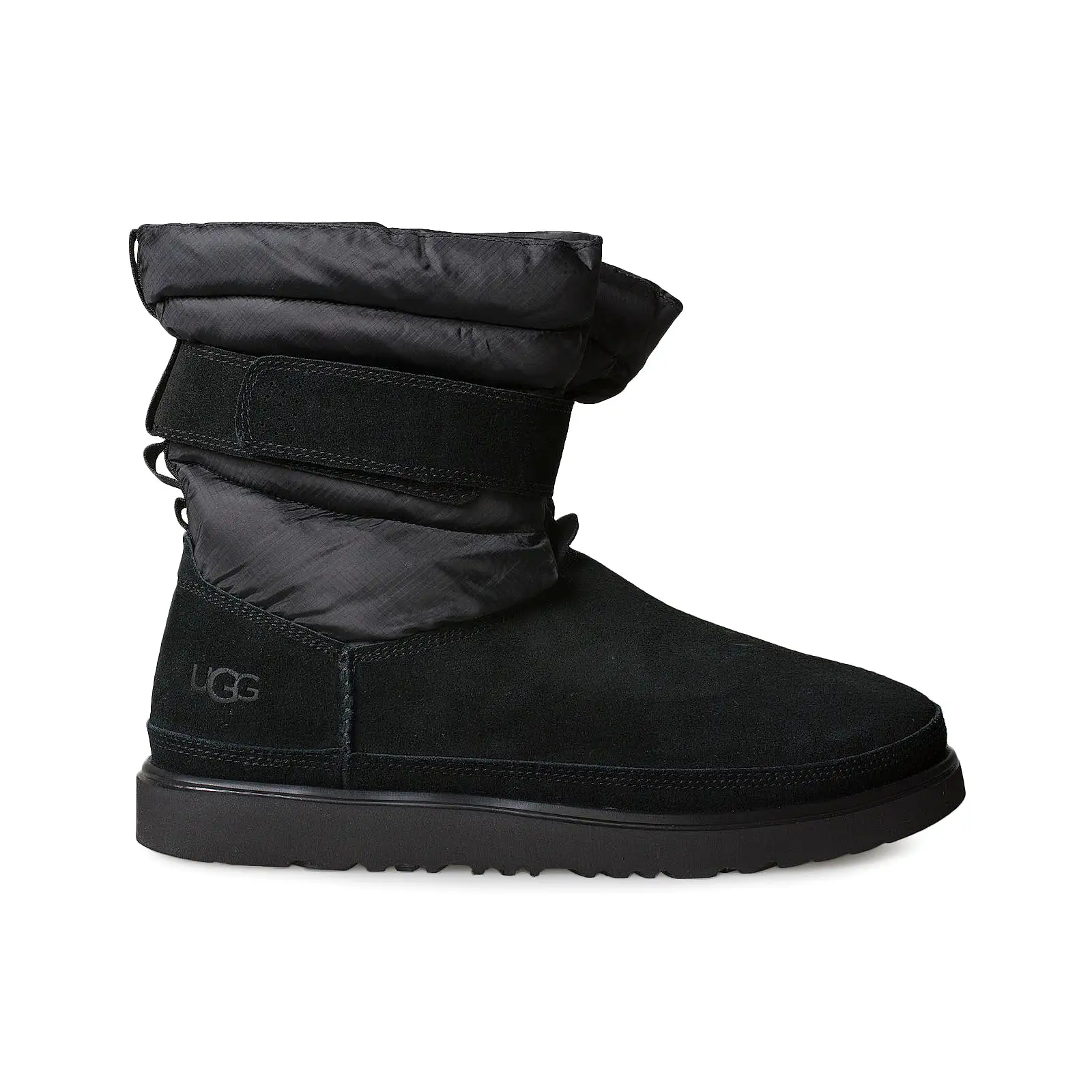 UGG Classic Short Pull On Weather Black Boots - Men's