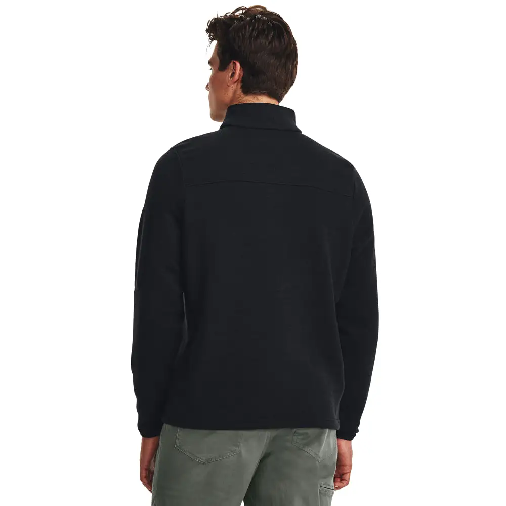 'Under Armour' Men's Specialist 1/4 Zip Pullover - Black