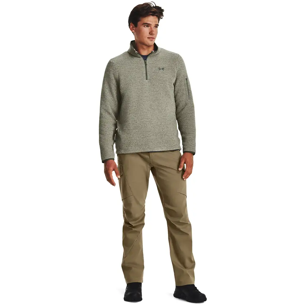 'Under Armour' Men's Specialist 1/4 Zip Pullover - Grove Green