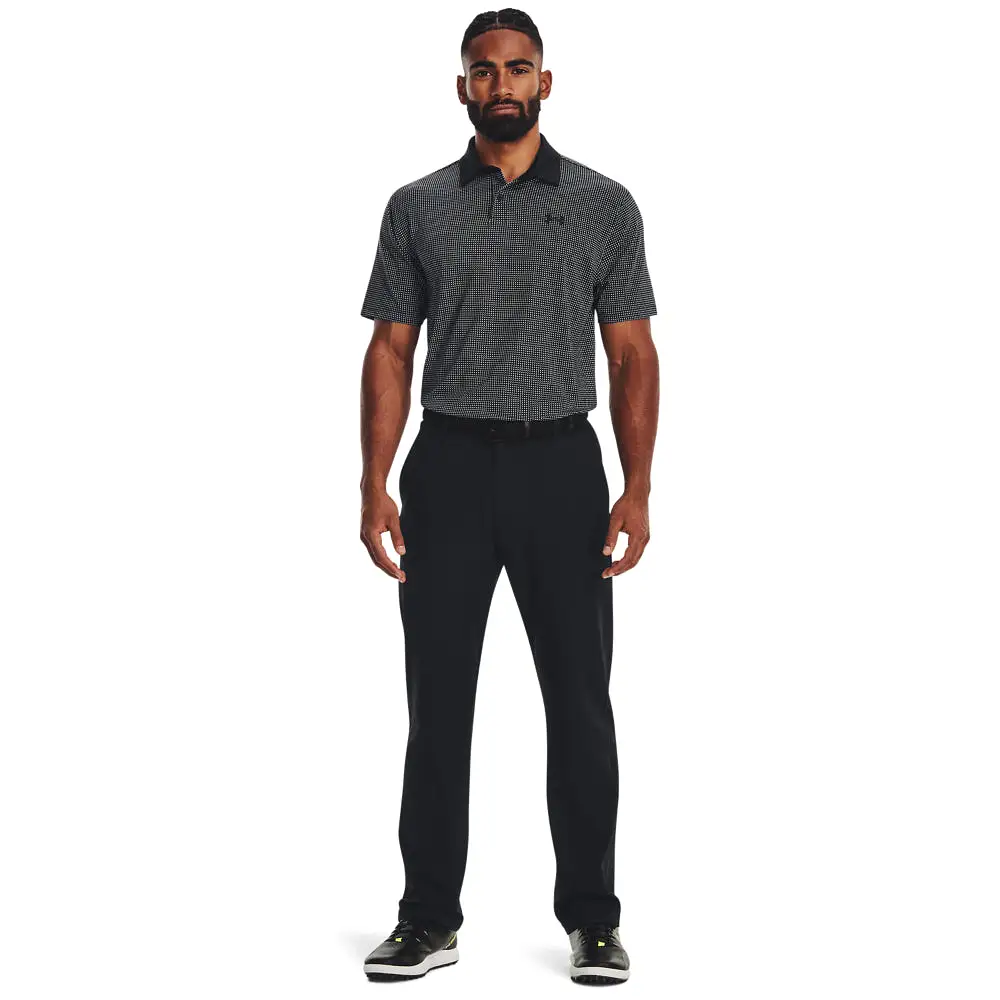 'Under Armour' Men's T2G Printed Polo - Black