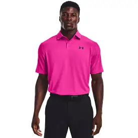 'Under Armour' Men's Tee To Green Polo - Rebel Pink