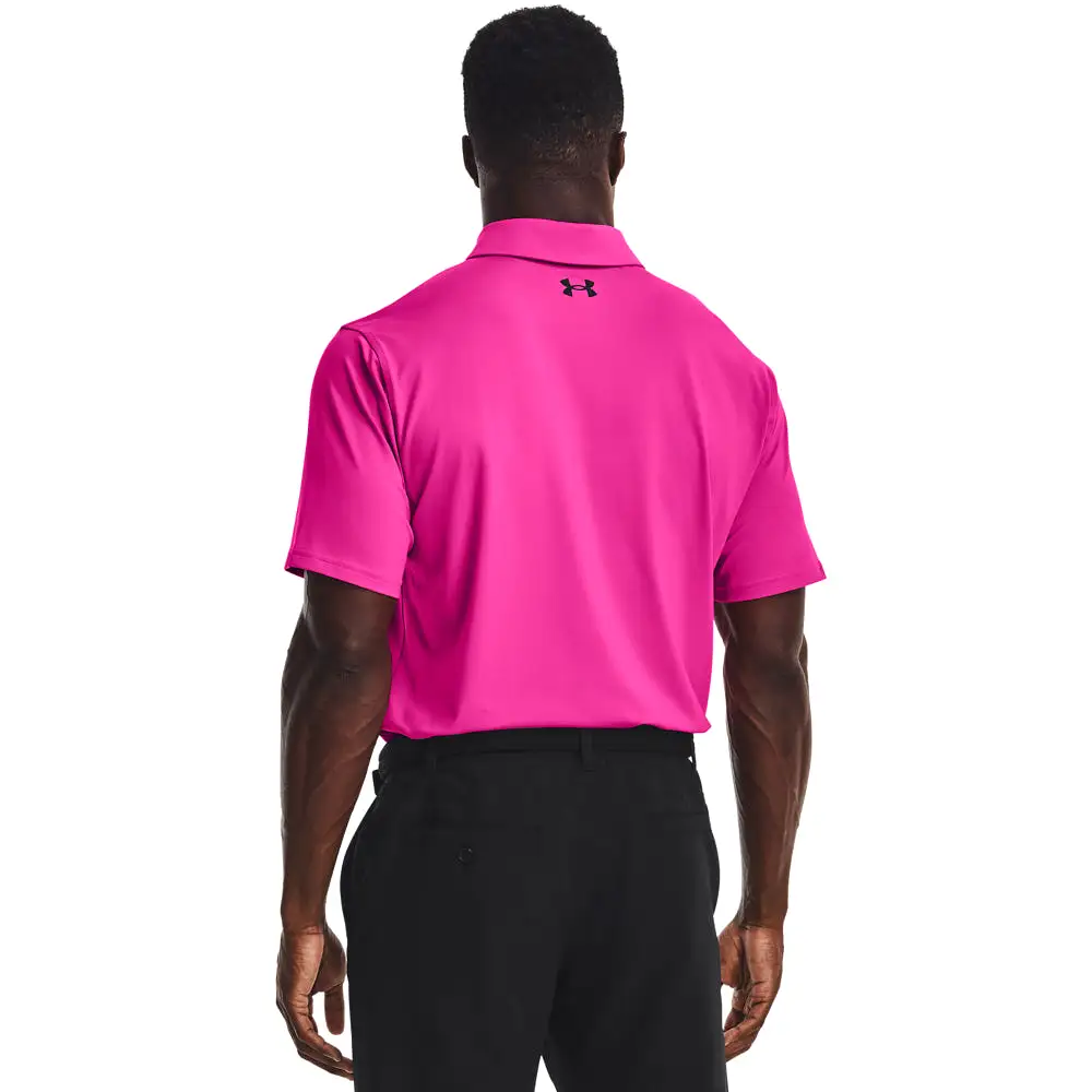 'Under Armour' Men's Tee To Green Polo - Rebel Pink