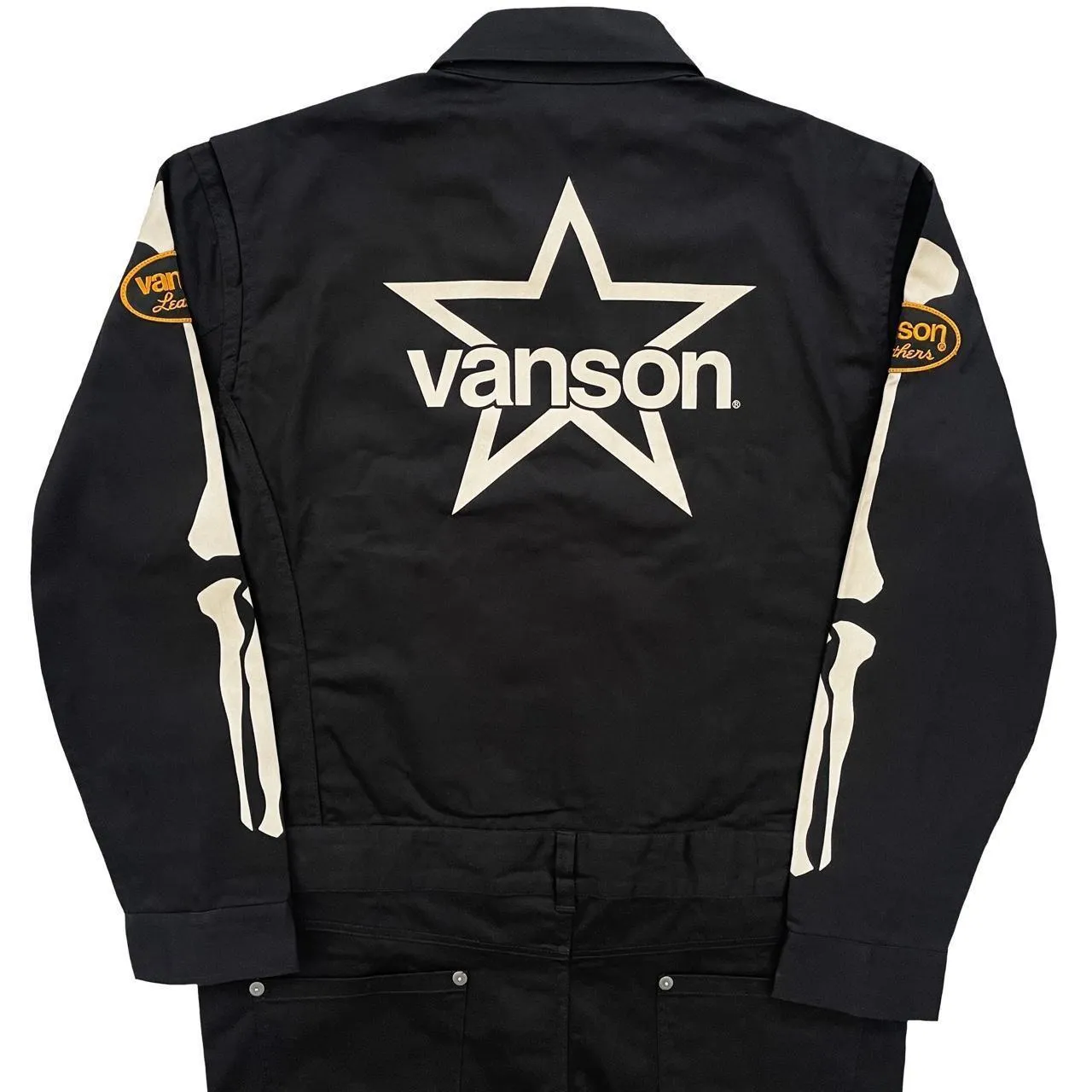 Vanson Skeleton Overalls