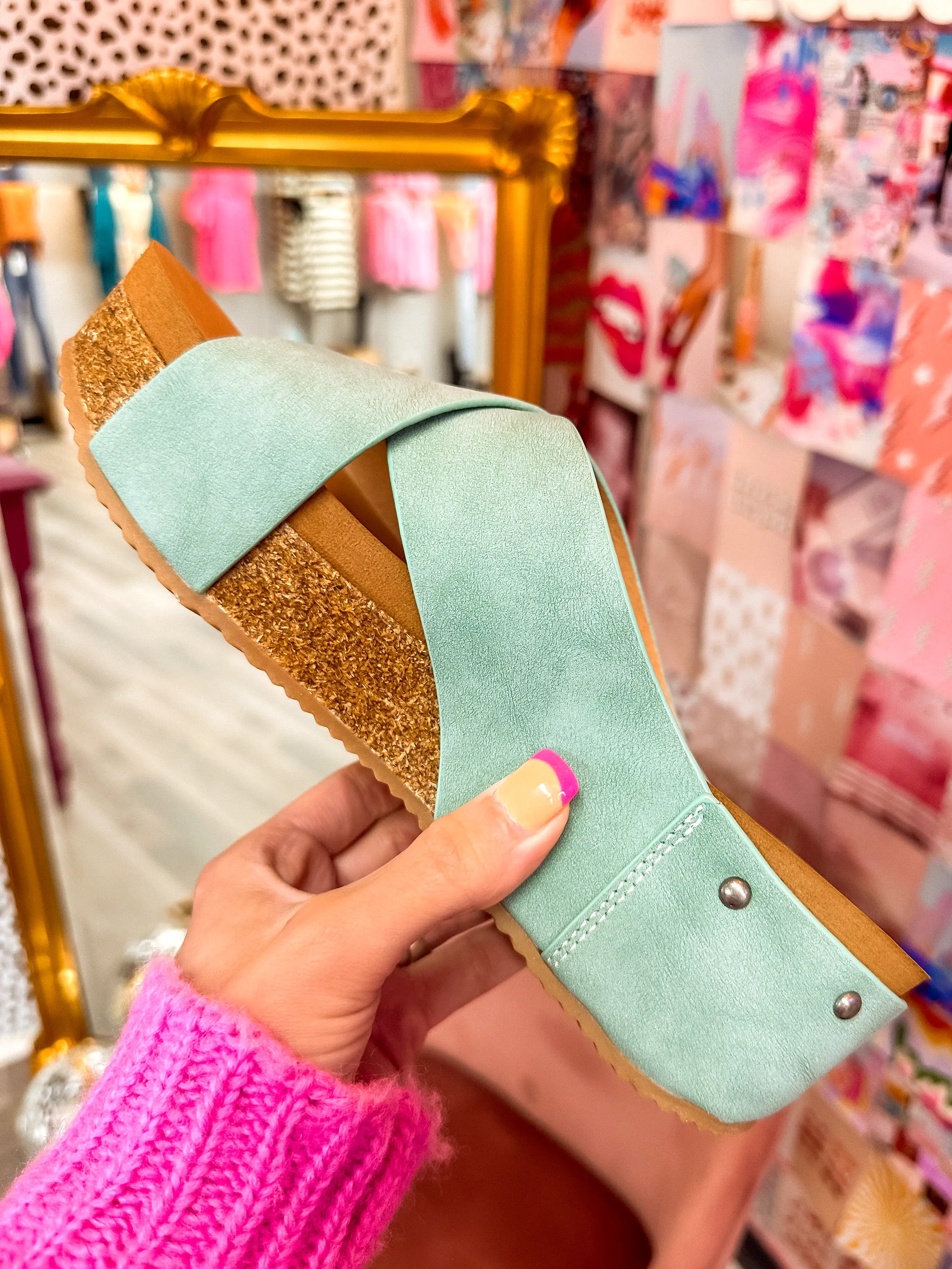 Very G Palmer Turquoise Sandal