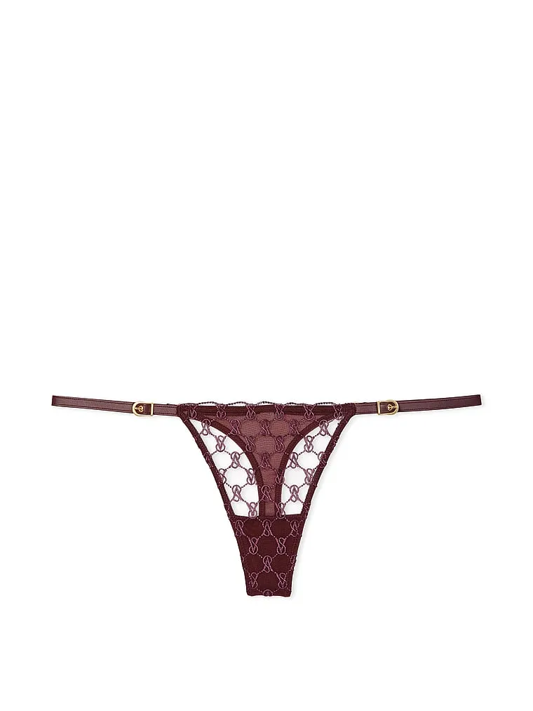 Very Sexy VS Logo Embroidery Thong Panty