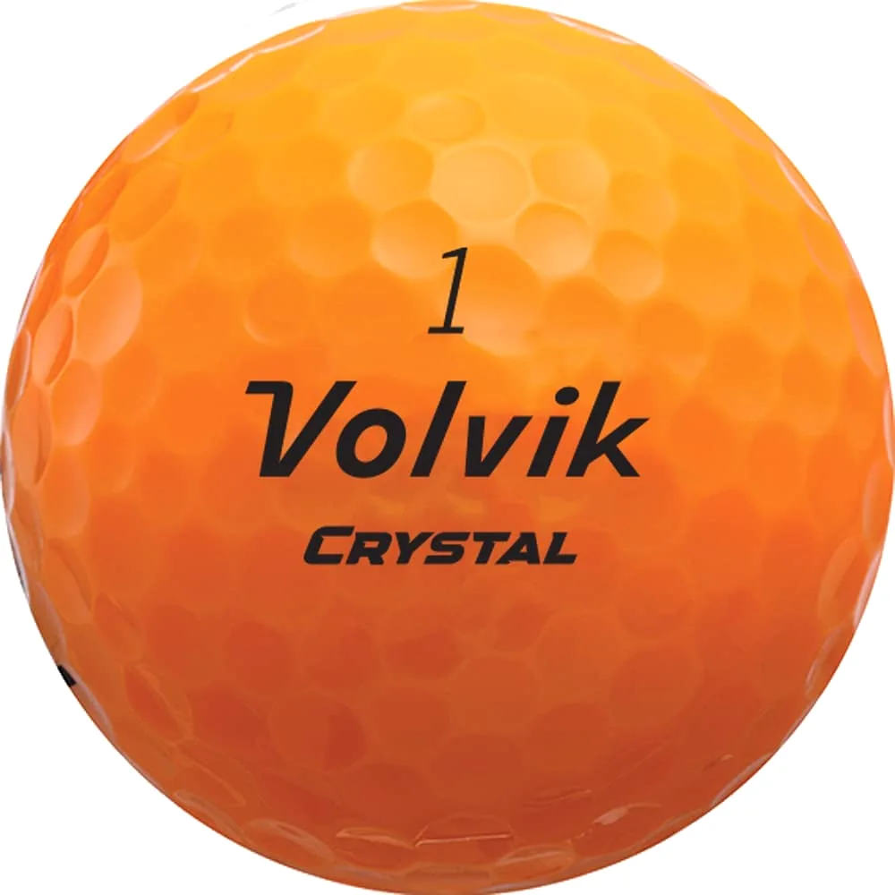 Volvik Crystal 2022 Focus Colored Golf Balls by the Sleeve