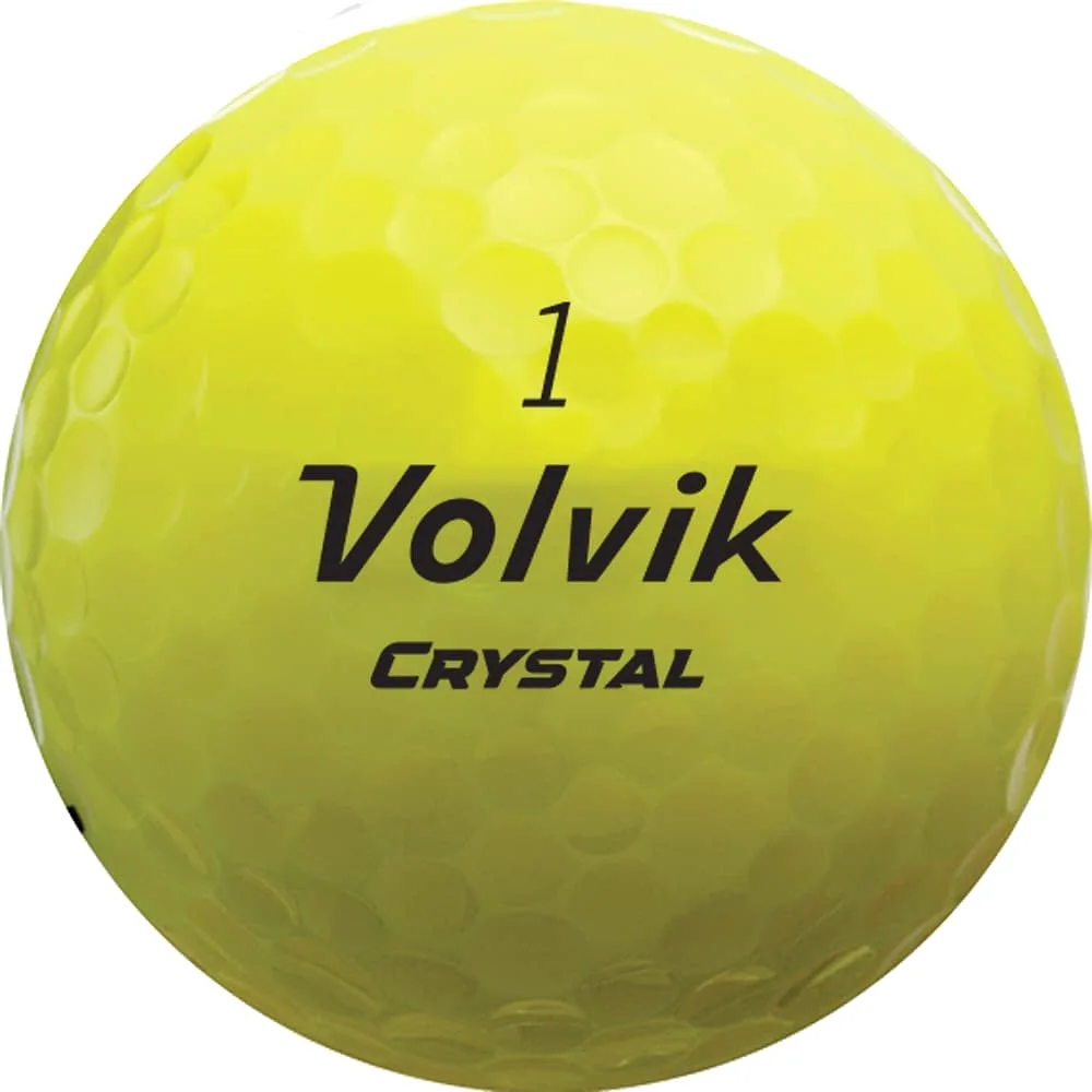 Volvik Crystal 2022 Focus Colored Golf Balls by the Sleeve