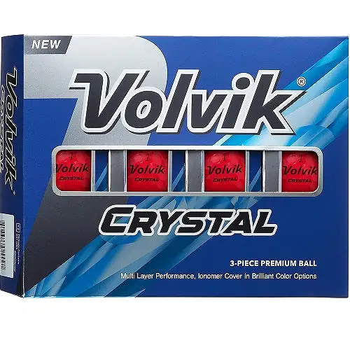 Volvik Crystal Focus Colored Golf Balls