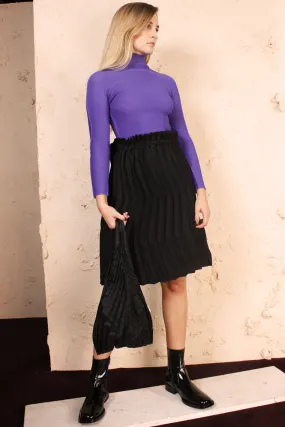 Wave Pleat Skirt