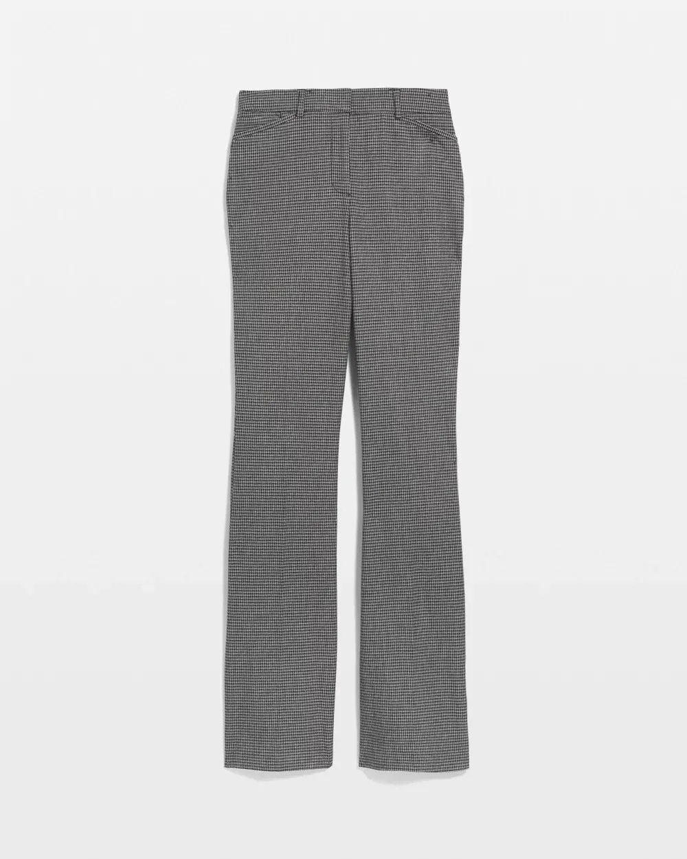 WHBM® Ines Slim Bootcut Checkered Pant