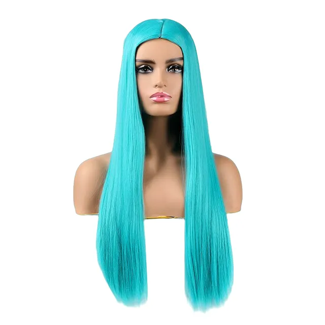 Wig Queen Wiebke (Turquoise green)