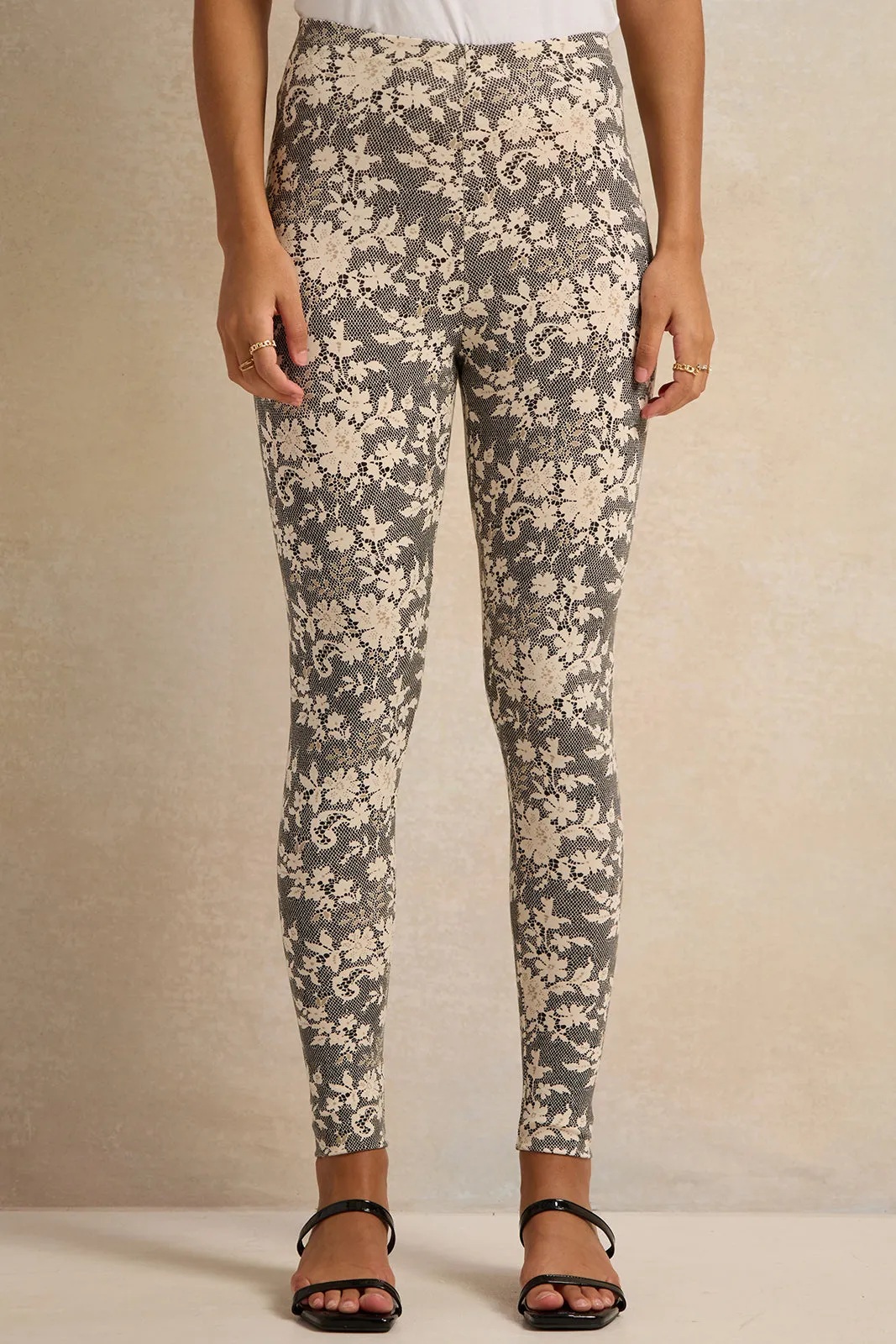 Women Multicolour Printed Leggings