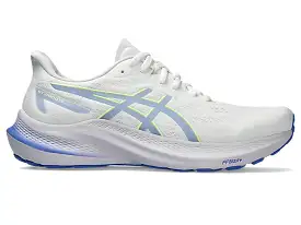 Women's Asics GT-2000 12, White/Sapphire, 7 B Medium