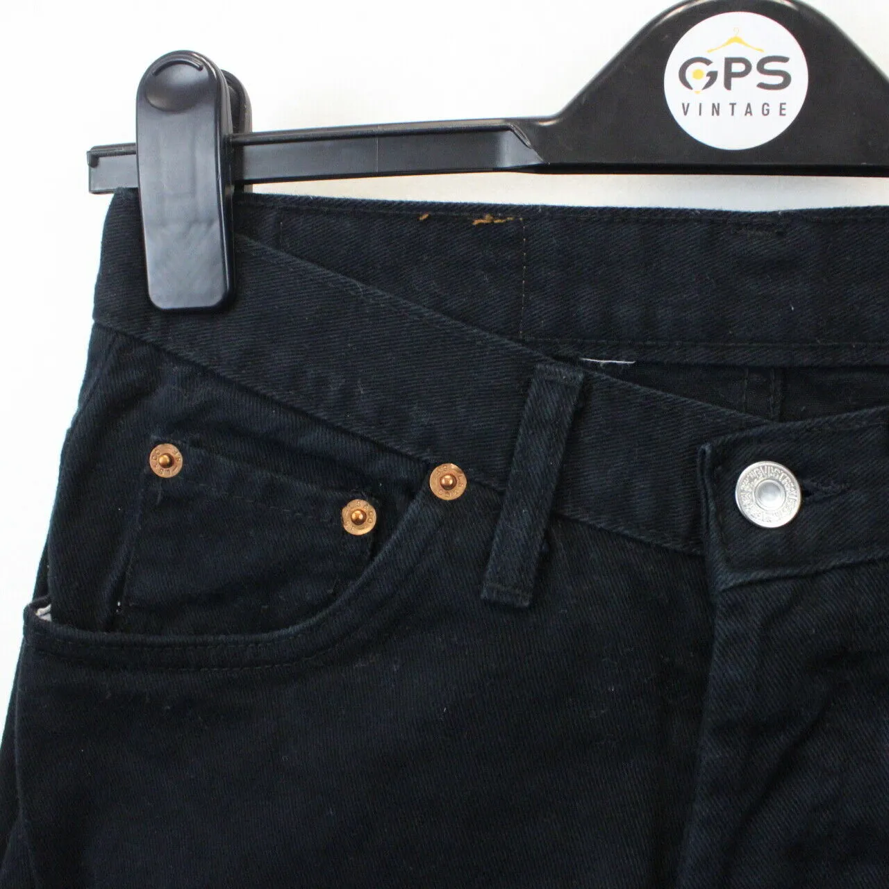 Womens LEVIS 501 Chinos Black | W29 L30