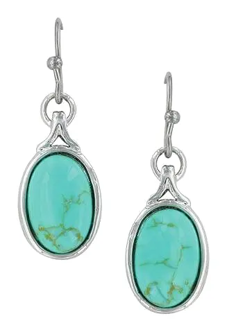 Women's Montana Silversmiths On Top If The World Turquoise Earring