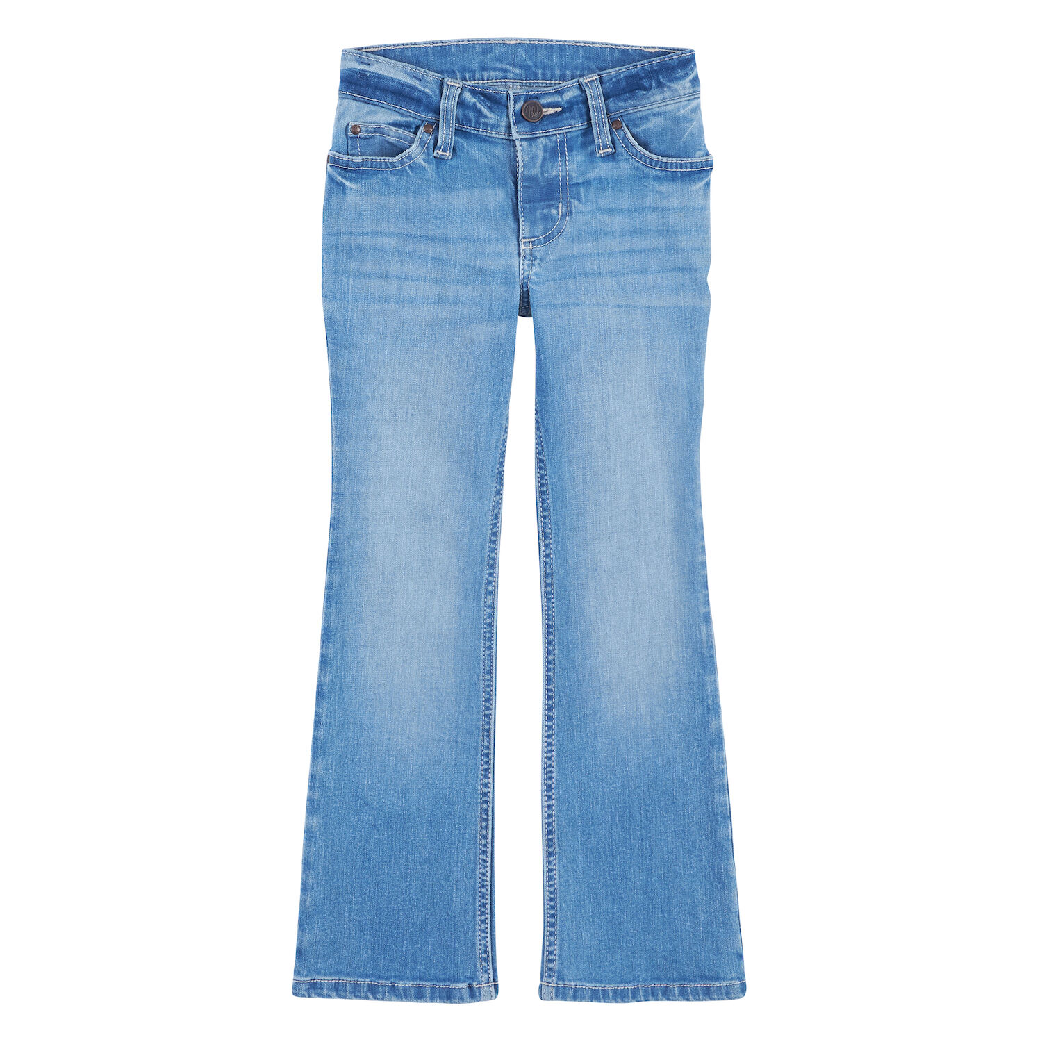 Wrangler® Girl's Bootcut Jean in Light Denim