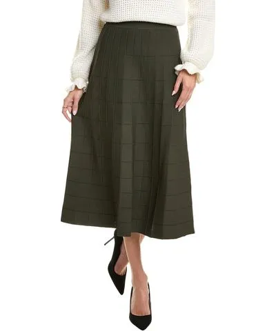 YAL New York Box Design A-Line Skirt